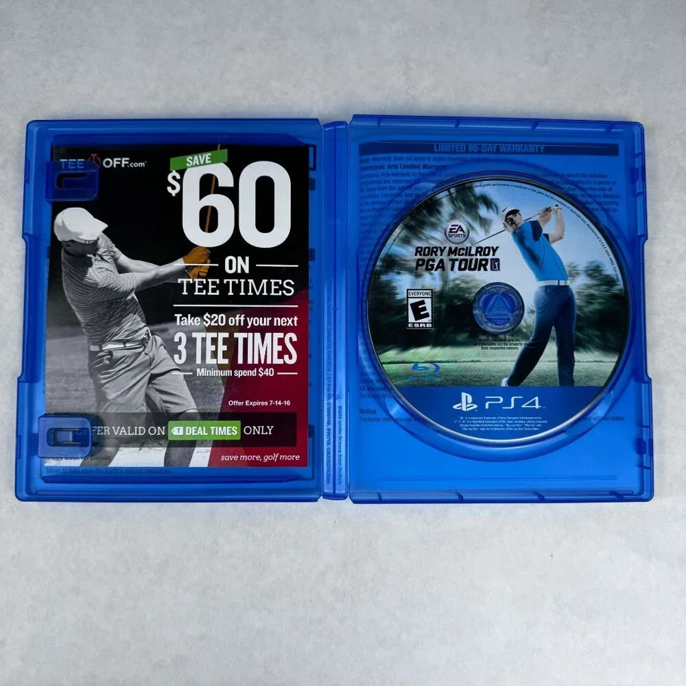 PS4 Rory McIlroy PGA Tour EA Sports Video Game Rated E Golf Simulation Game - Picture 3 of 6